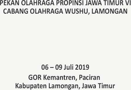 Wushu Piala Raja 2018